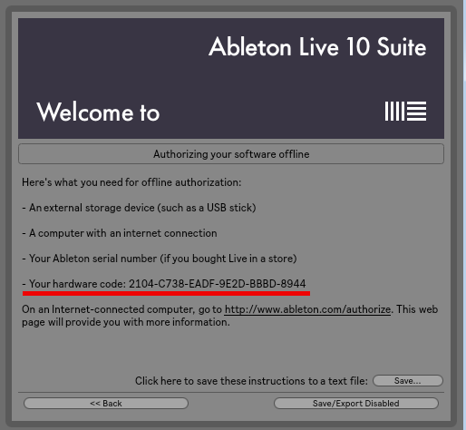 Ableton 9 Authorization File